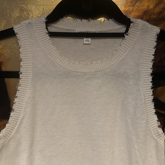 Minnie Rose white light weight 95% cotton 5% cashmere - Picture 2 of 5